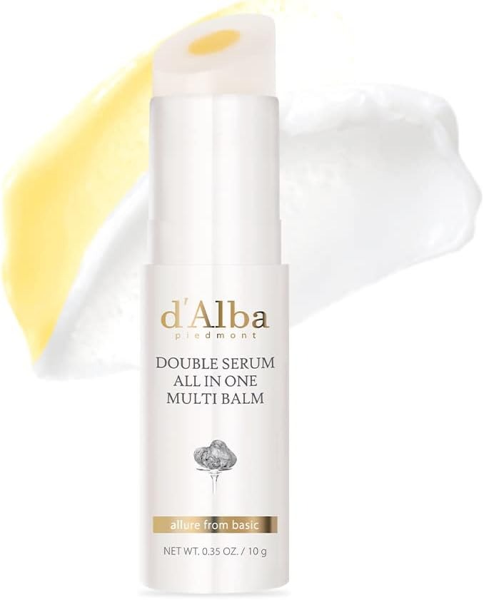Descuento por primer pedido:d'alba Doble Sérum Multi bálsamo con Trufas Blancas italianas, todo en uno, cuidado de la piel vegano, tratamiento 3 en 1, bálsamo para tratamiento de arrugas, skicare coreano