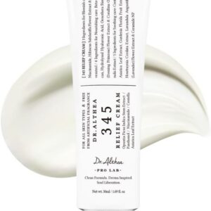 Dr. Althea 345 Relief Cream | Hidratante facial diario | Tratamiento para manchas | Recuperación calmante e hidratación con niacinamida, pantenol | cosmética vegana coreana para todo tipo de piel