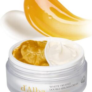 Descuento por primer pedido:d'alba Crema y suero doble de trufa blanca italiana, 2 en 1 personalizable, elasticidad y cuidado nutritivo, crema vegana para todo tipo de piel, skincare coreano (70 g)