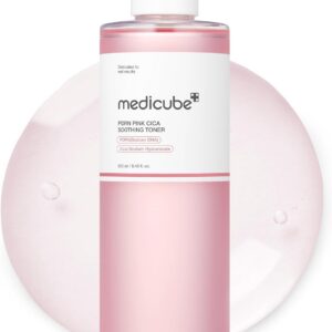 medicube El Tónico Calmante Salmon Dna Pdrn Pink Cica Es Rosado Que Estimula, Calma La Piel (250 Ml/ 8,45 Onzas Líquidas) (Oz.) Tóner Peptídico