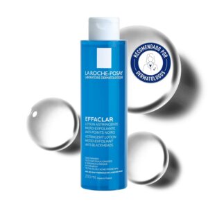 La Roche Posay Loción Astringente Micro-exfoliante, Reduce los Poros y Evita su Obstrucción, Apta para Pieles Mixtas, Grasas o con Tendencia acneica Effaclar, 200 ml