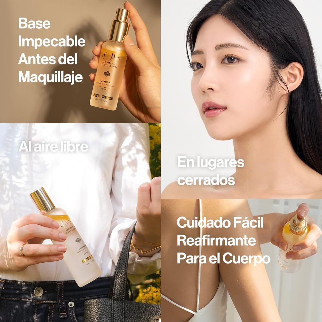 Descuento por primer pedido:d'alba | Suero en spray Aromático de trufa blanca italiana, Cuidado de la piel vegano, Hidratante y Elasticidad Facial Mist para piel seca sensible, 2.02 fl.oz, skincare coreano (60ml) - Image 6