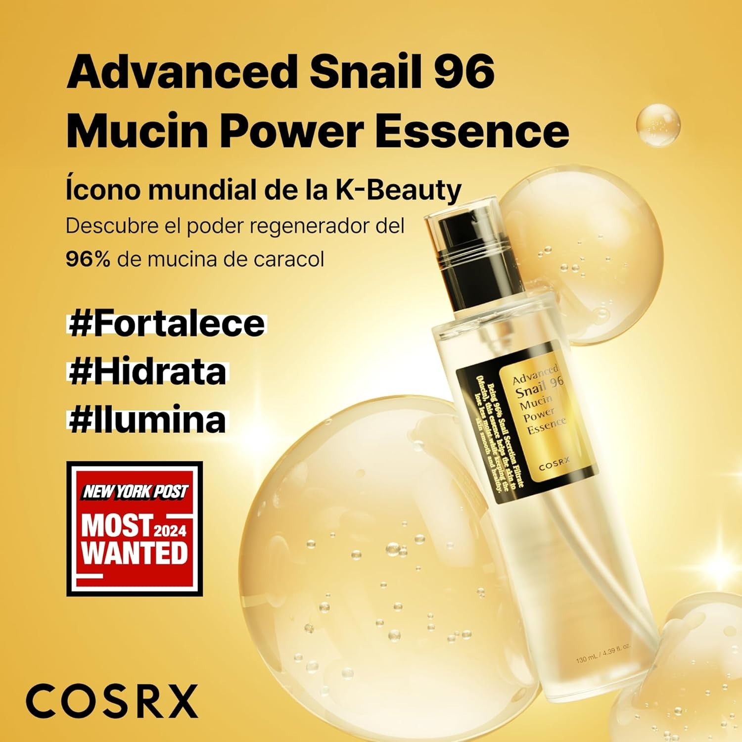 Descuento por primer pedido:COSRX Snail Mucin 96% Power Face Serum 3.38 fl oz 100ml, Serum Hidratante para el Rostro, Cuidado Personal, Piel Brillante bajo el Maquillaje, Cuidado de la Piel Coreano, Belleza Coreana - Image 6