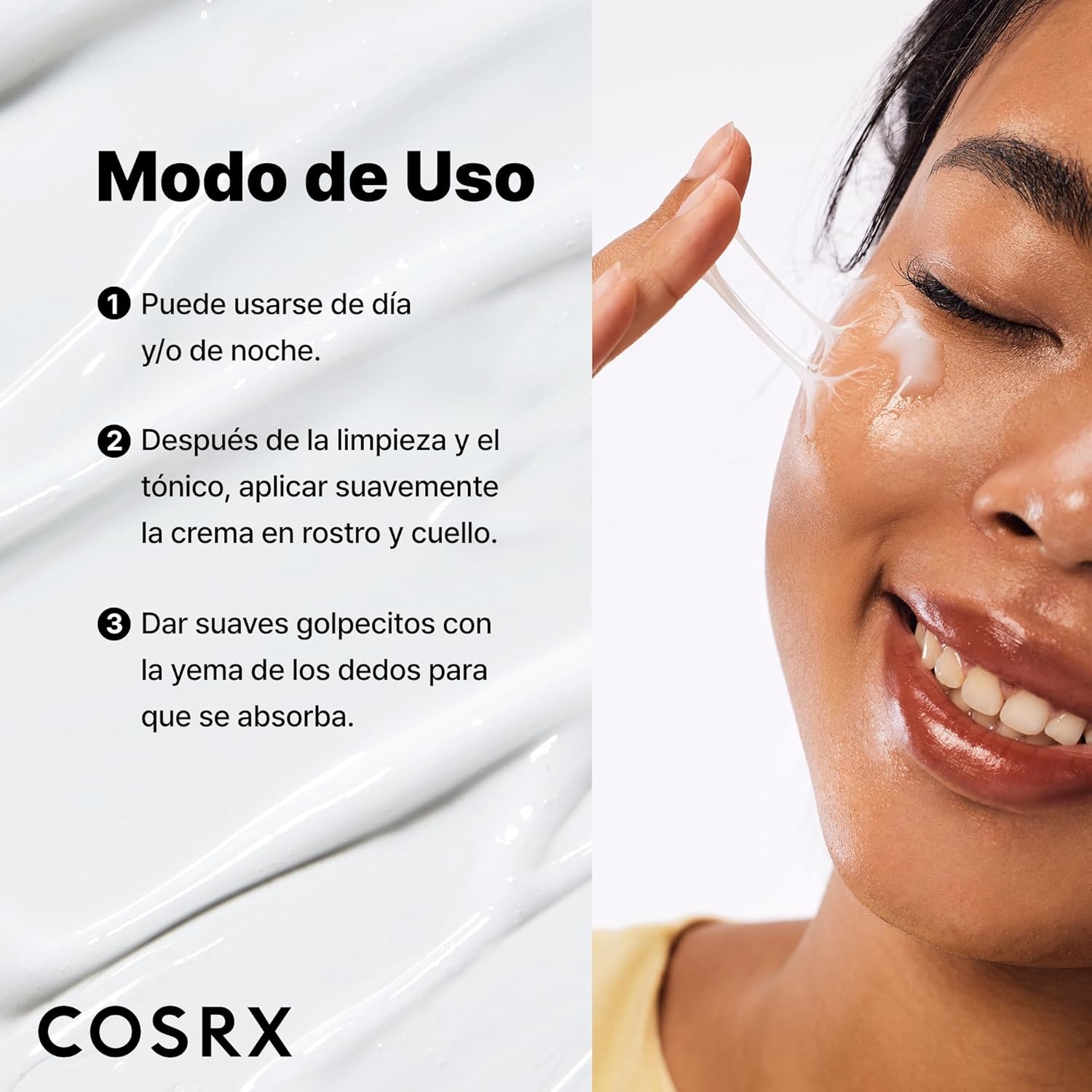 Descuento por primer pedido:COSRX Advanced Snail 92 All in One Cream, 100g, Anti Manchas y Antiarrugas, Crema Hidratante de Dia y Noche - Image 2